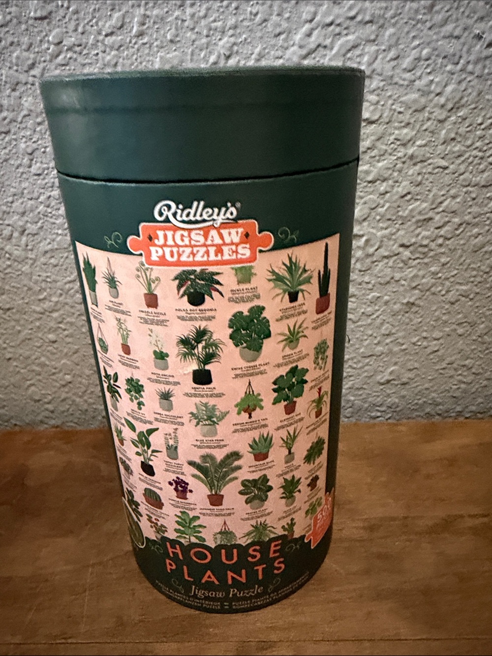 Ridley's Jigsaw Puzzles House Plants Puzzle - Green 500 pieces